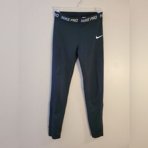 Nike Kids Pro Black Leggings Size XL